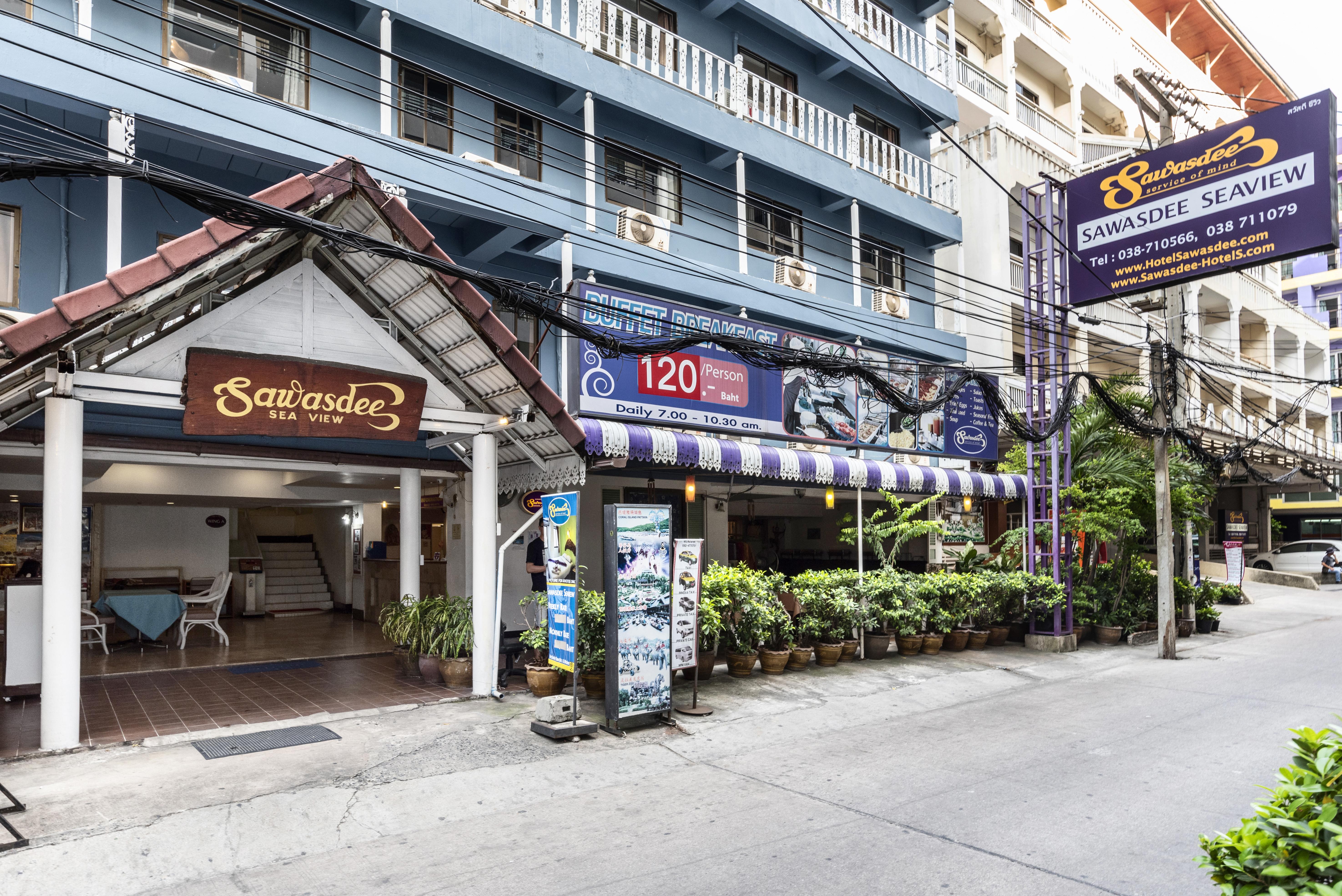Sawasdee Sea View Hotel Pattaya Bagian luar foto