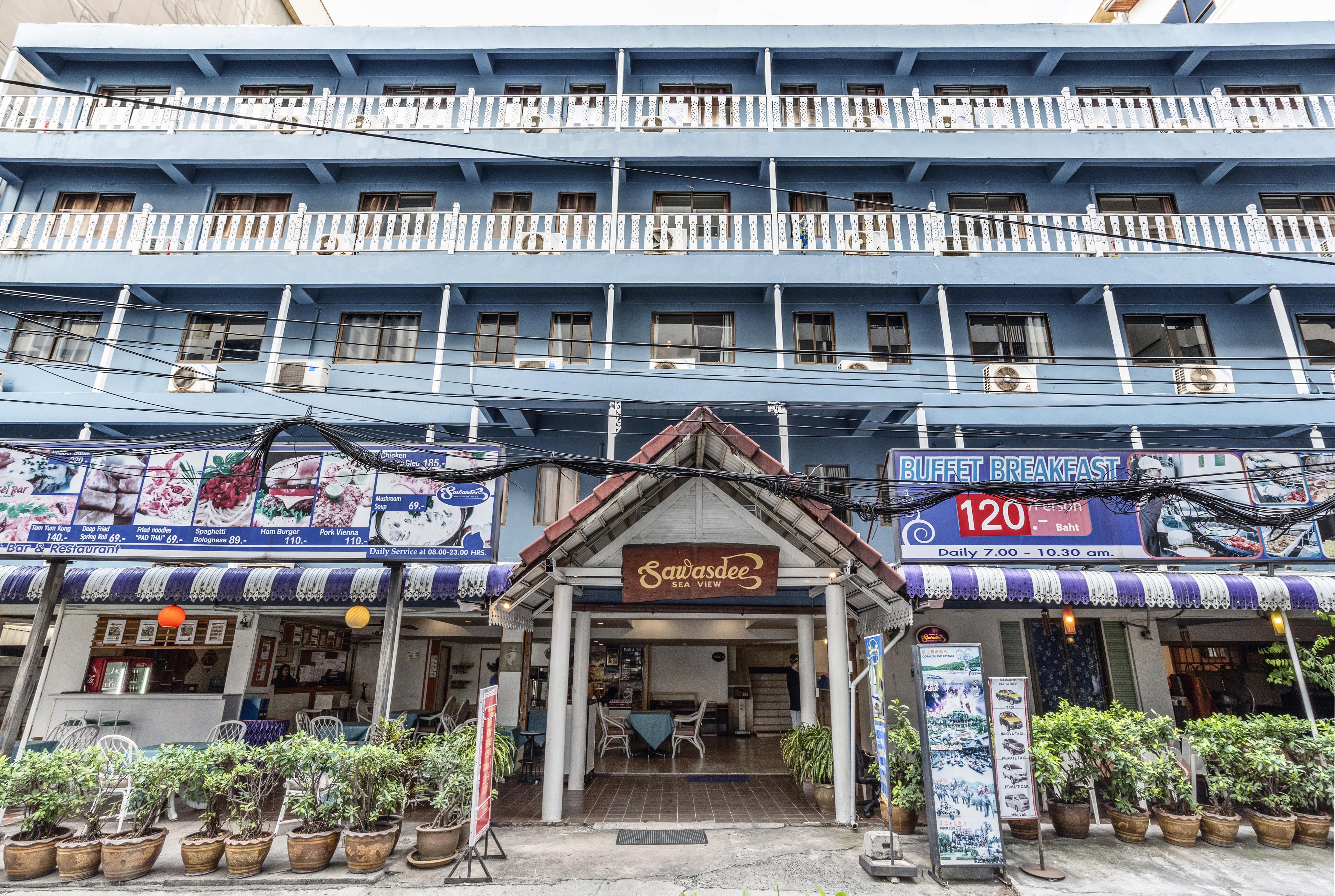 Sawasdee Sea View Hotel Pattaya Bagian luar foto